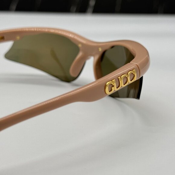 NEW GG1774S 004 GUCCI PINK MIRROR MASK UNISEX GUCCI SUNGLASSES - Picture 9 of 12